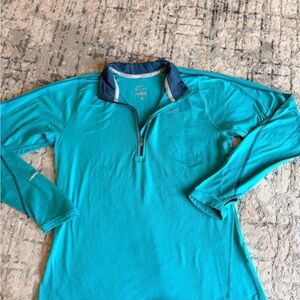 Nike Element Half Zip – Turquoise – Size Medium